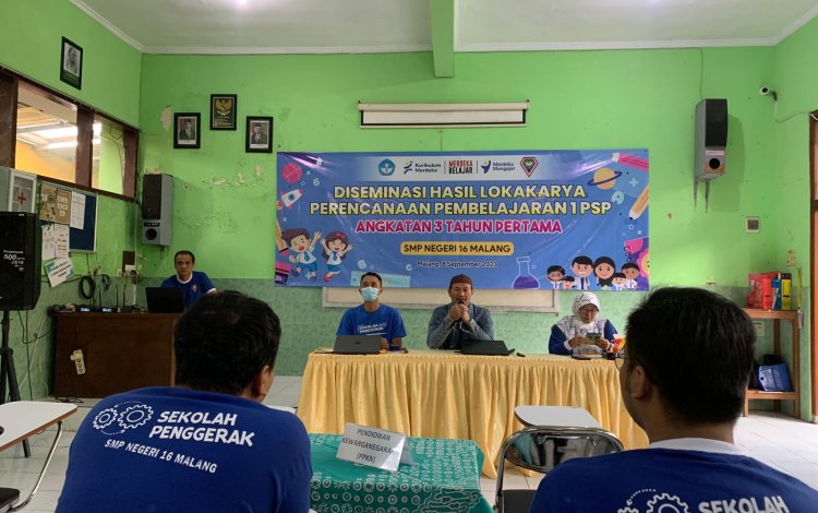 DISEMINASI HASIL LOKAKARYA PERENCANAAN PEMBELAJARAN 1 PSP SMP NEGERI 16 MALANG
